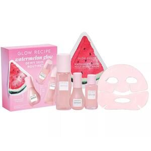 Glow Recipe Set Watermelon Glowy Dewy Skin Routine toner dew drops moisturizer